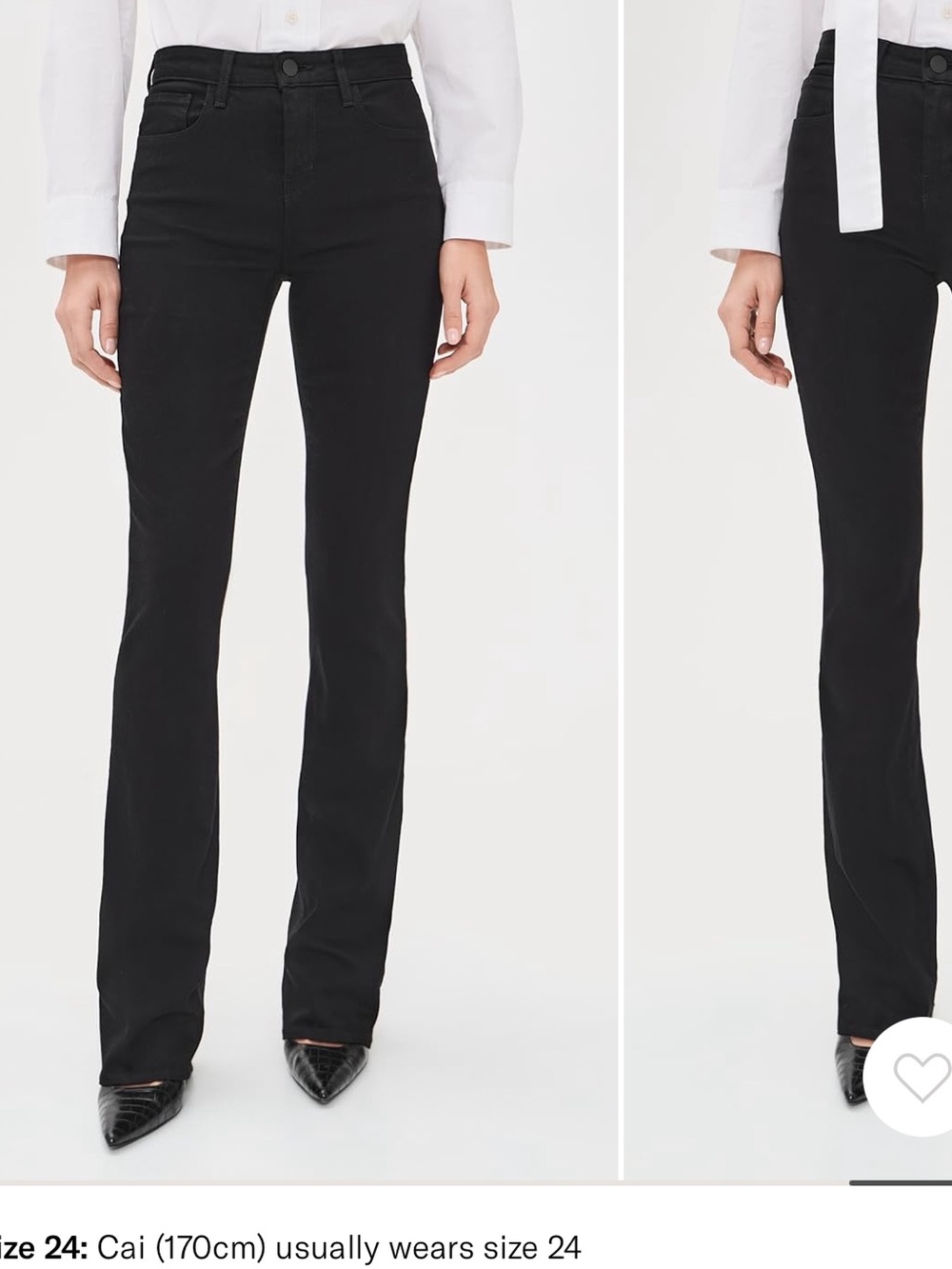 Black Bootcut Jeans